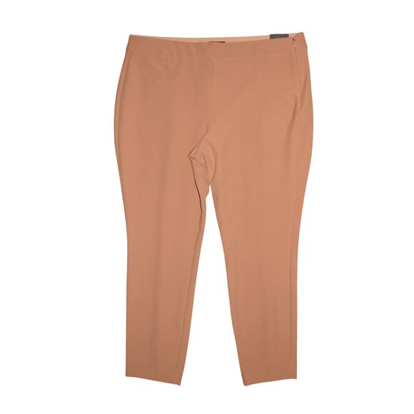 EXPRESS NEW $89 Tan Super Soft Twill Skinny High Rise Ankle Pant XL - Picture 1 of 4
